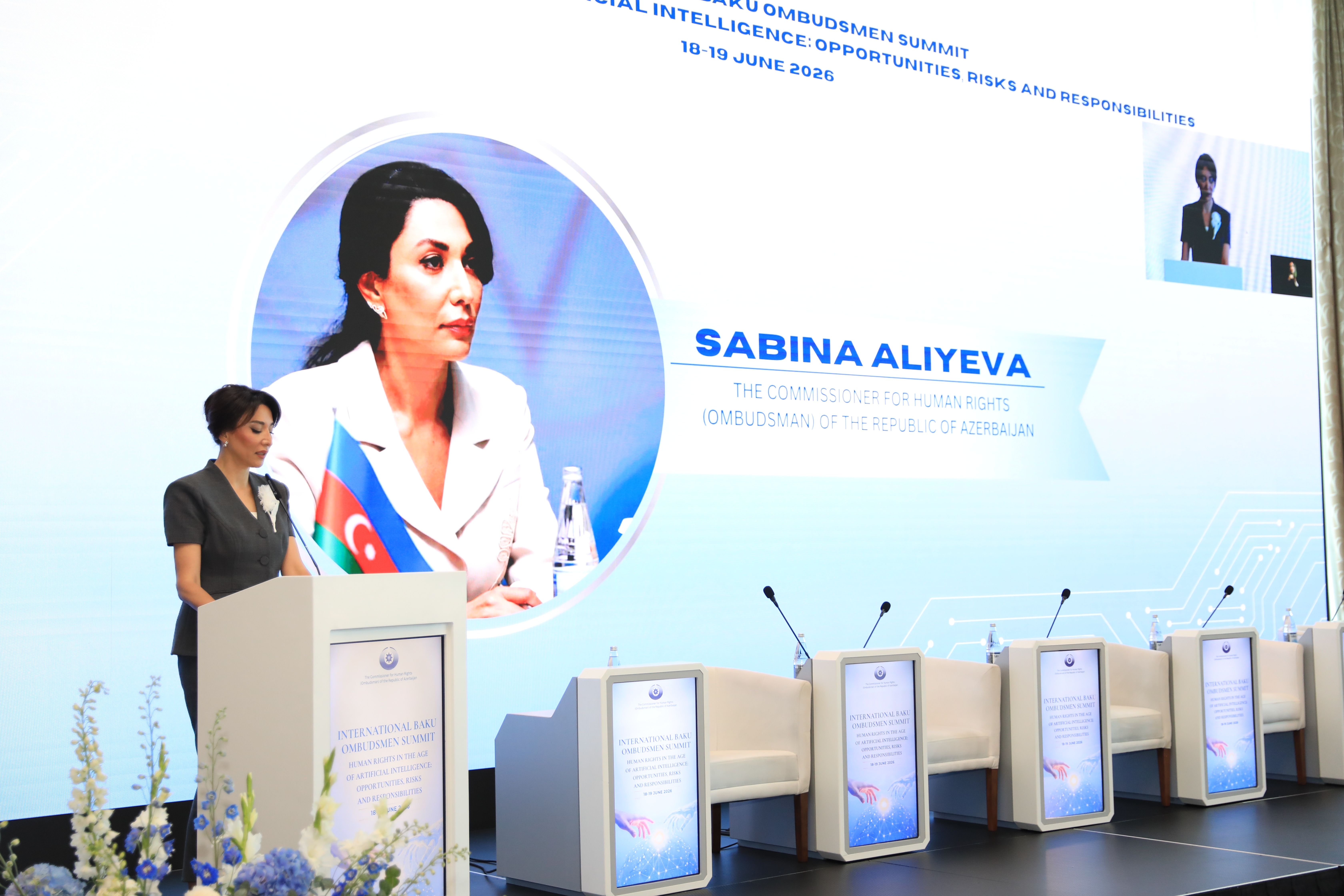 “Süni intellekt dövründə insan hüquqları: imkanlar, risklər və məsuliyyətlər” mövzusunda Ombudsmanların Beynəlxalq Bakı Sammiti keçirilib