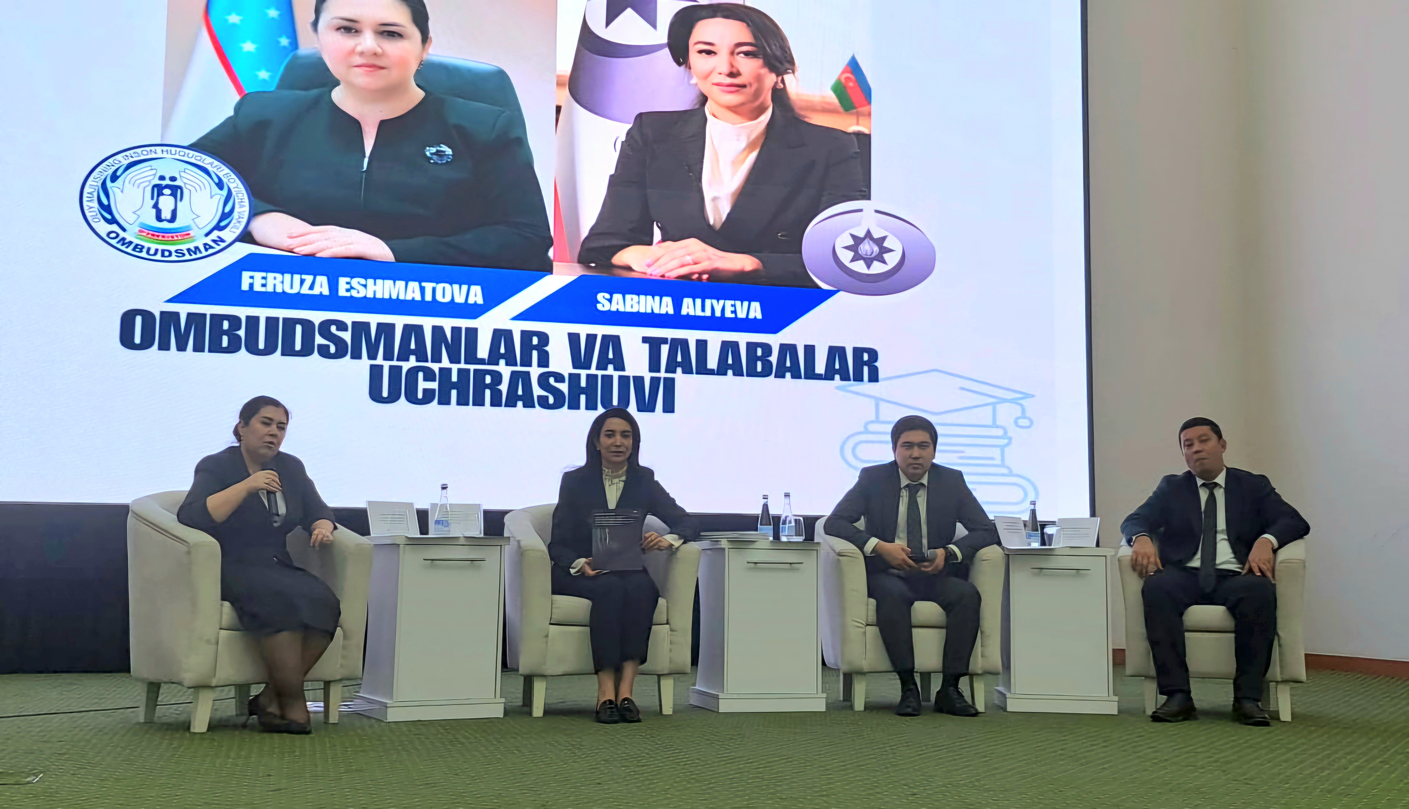 Ombudsman Səbinə Əliyeva Daşkənd Dövlət Hüquq Universitetində müəllim və tələbə heyəti ilə görüş keçirib