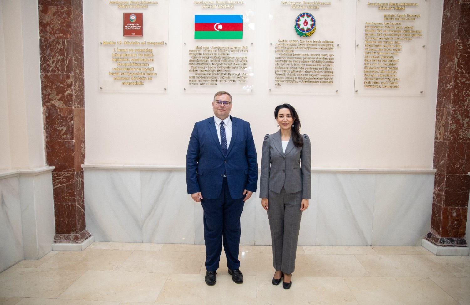 Ombudsman Səbinə Əliyevanın dəvəti ilə Slovakiya Ombudsmanı ölkəmizdə səfərdədir